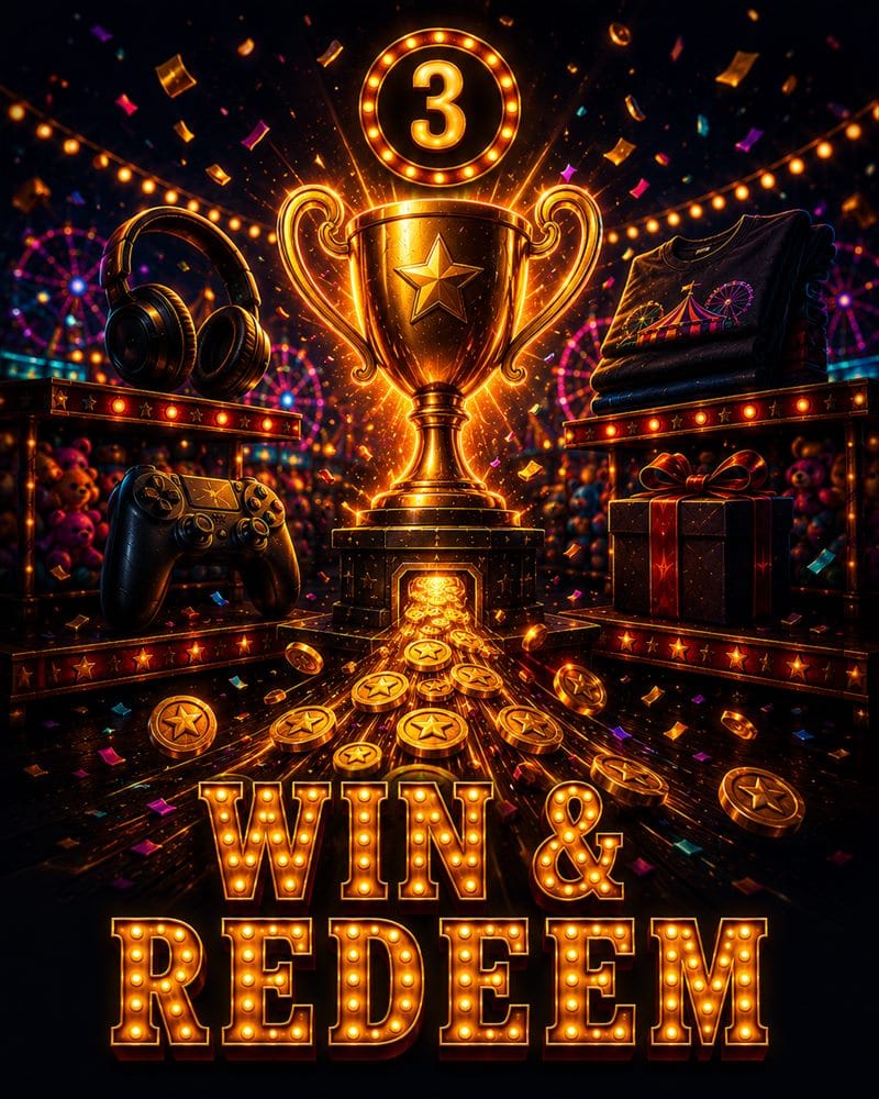 Step 3 — win tokens and redeem them for real prizes